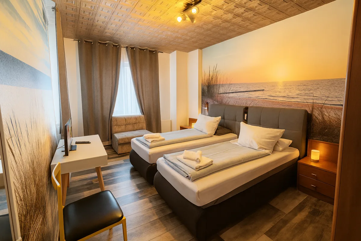 Habitación triple – City Center Hotel Garni Cuxhaven