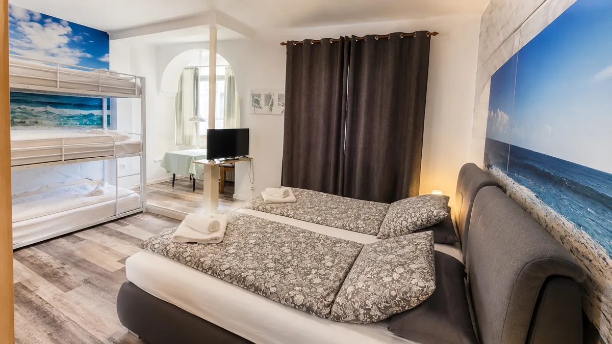 Habitación familiar – City Center Hotel Garni Cuxhaven