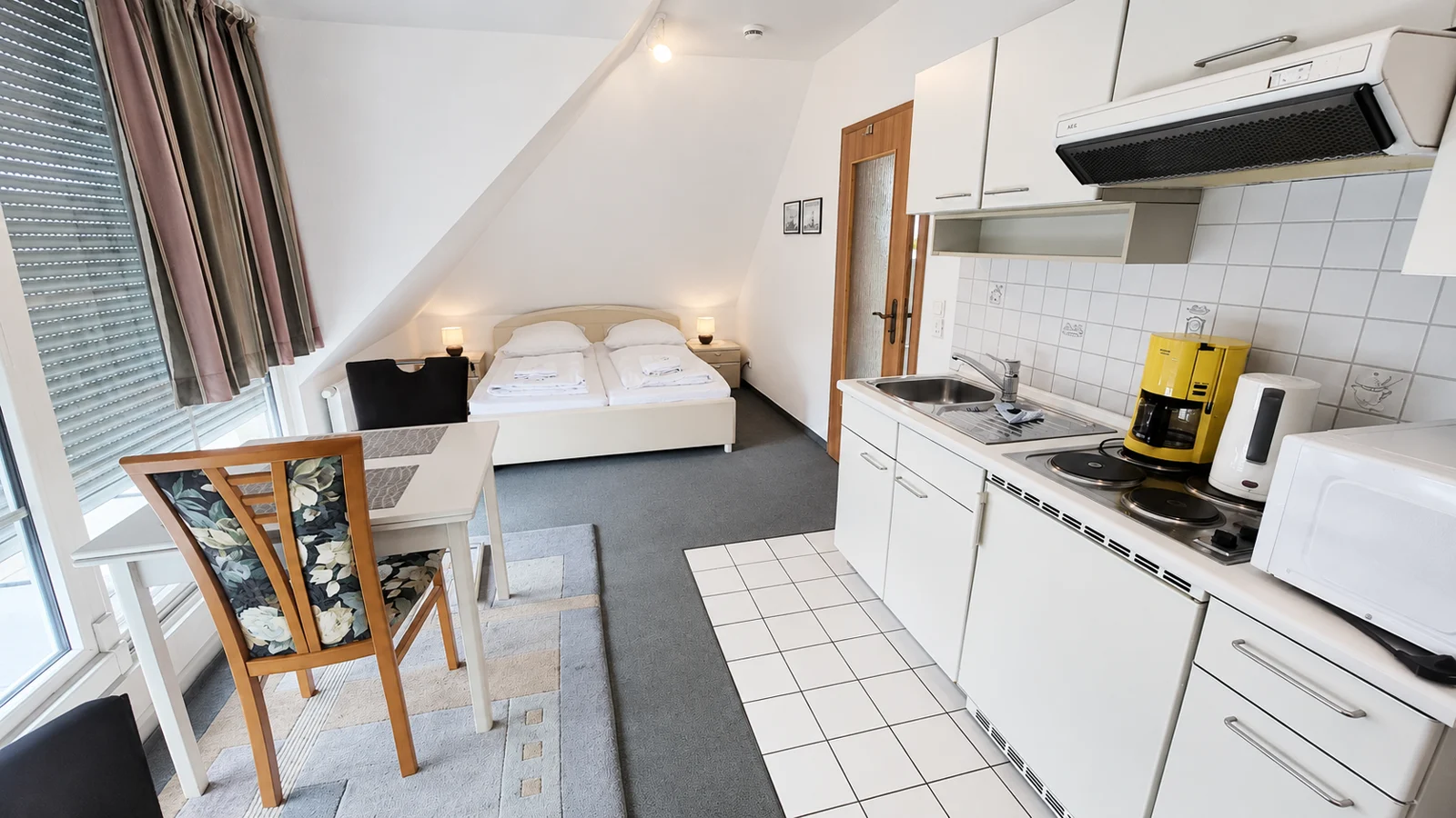 Cocina del apartamento vacacional Duhnen